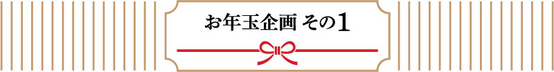 お年玉企画その1